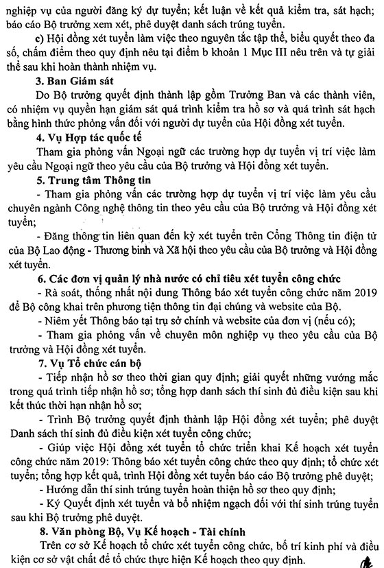 Bộ Lao động - Thương binh và Xã hội tuyển dụng công chức năm 2020