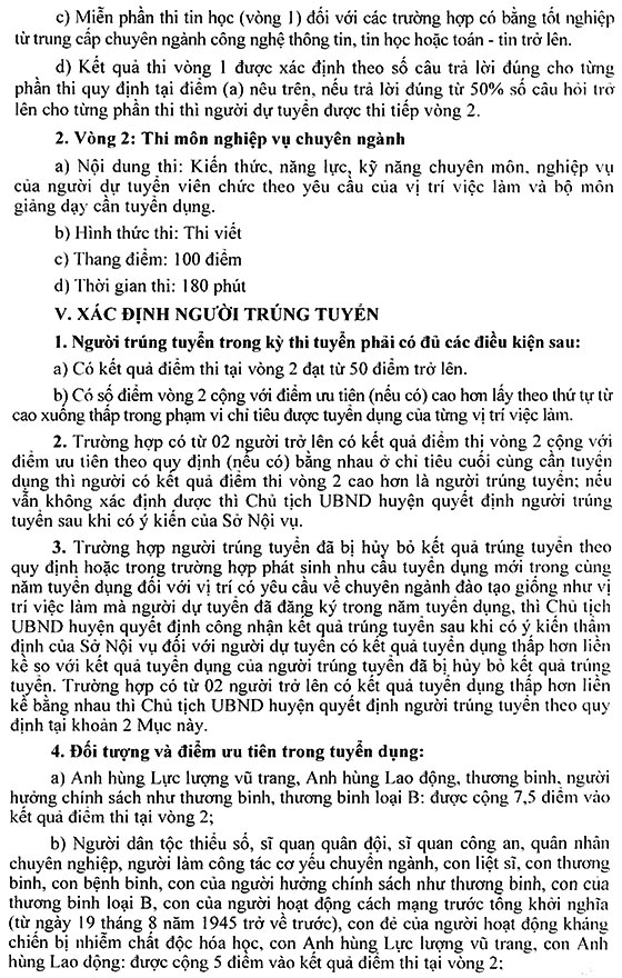 UBND huyện Lập Thạch, Vĩnh Phúc tuyển dụng giáo viên tiểu học năm 2020