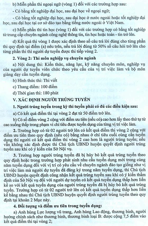 UBND huyện Sông Lô, Vĩnh Phúc tuyển dụng giáo viên năm 2020