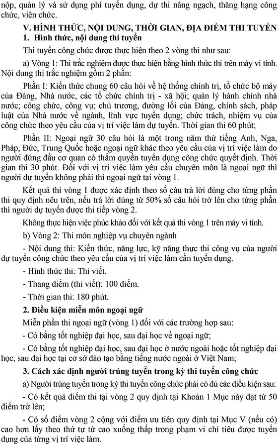 UBND quận Ngũ Hành Sơn, TP. Đà Nẵng tuyển dụng công chức năm 2020