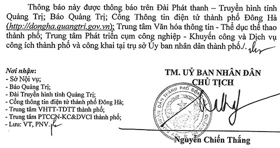 UBND TP. Đông Hà, Quảng Trị xét tuyển viên chức sự nghiệp năm 2020
