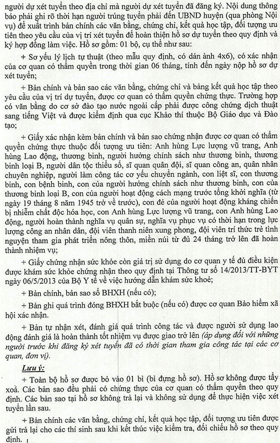 UBND huyện Quảng Trạch, Quảng Trị tuyển dụng viên chức giáo dục năm 2020