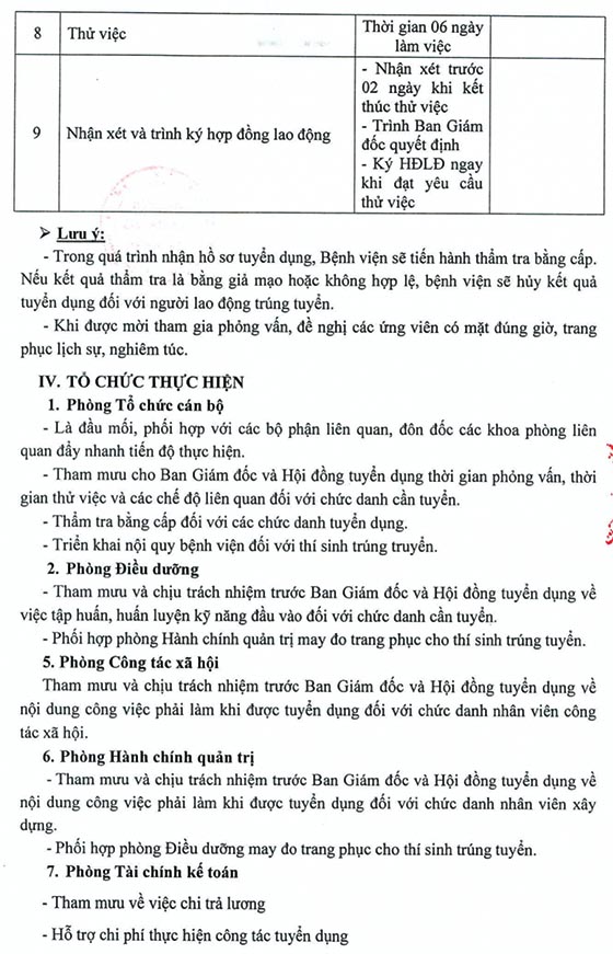 Bệnh viện Chấn thương chỉnh hình TP.HCM tuyển dụng lao động năm 2020