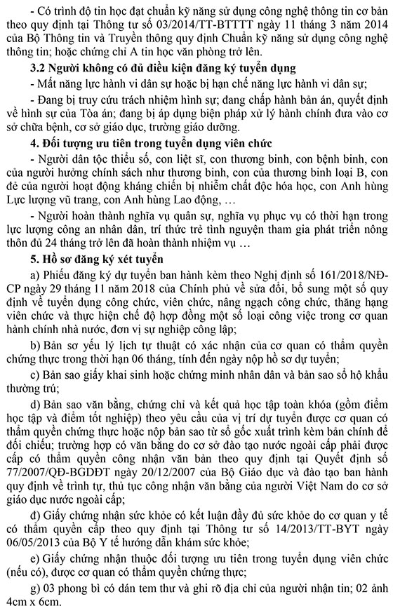 Chi cục Thủy sản - Sở NN&PTNT TP.Cần Thơ tuyển dụng viên chức đợt 01 năm 2020