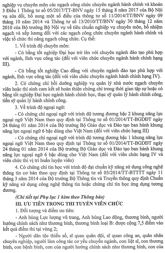 Tổng cục Thể dục Thể thao bổ sung chi tiêu thi tuyển viên chức năm 2020