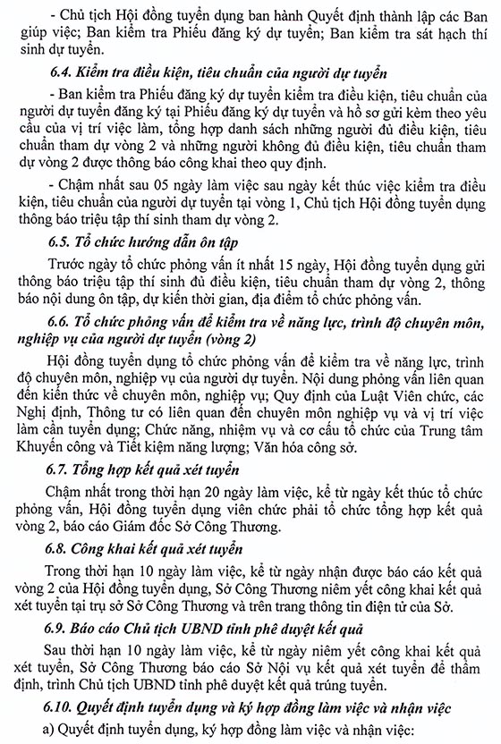Trung tâm Khuyến công và Tiết kiệm năng lượng - Sở Công Thương tỉnh Thanh Hóa tuyển dụng viên chức năm 2020