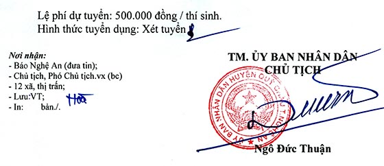 Trung tâm Văn hóa Thể thao và Truyền thông huyện Quỳ Châu, Nghệ An tuyển dụng viên chức năm 2020