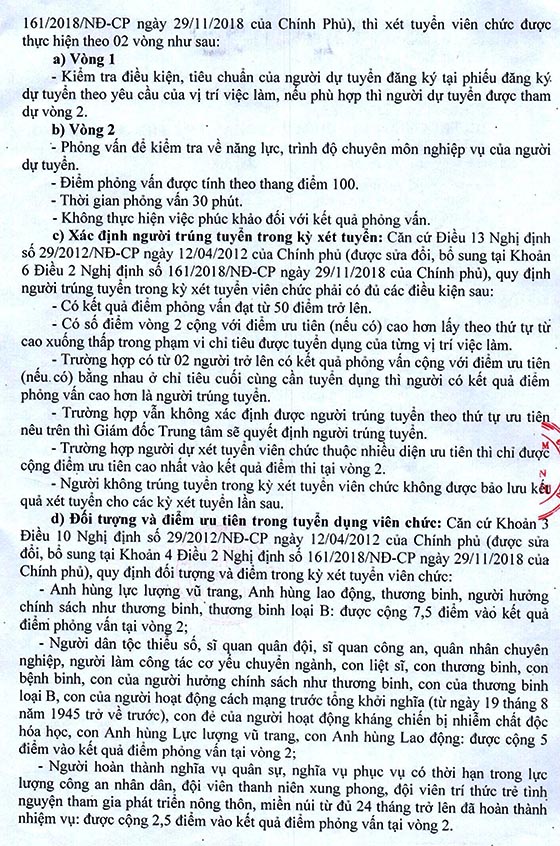 Trung tâm Y tế Vĩnh Cửu, Đồng Nai tuyển dụng viên chức đợt 1 năm 2020