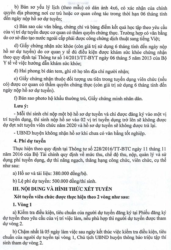 UBND huyện Đơn Dương, Lâm Đồng tuyển dụng viên chức sự nghiệp năm 2020