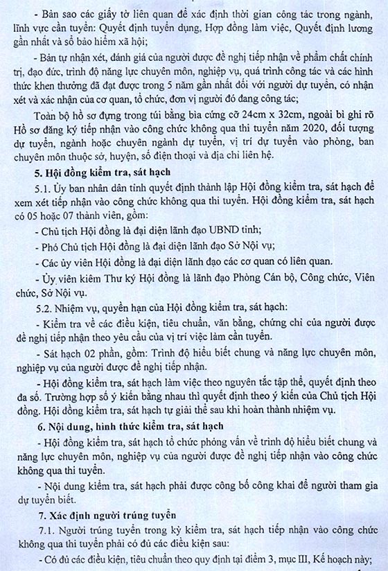UBND huyện Lệ Thủy, Quảng Bình tuyển dụng công chức không qua thi tuyển năm 2020