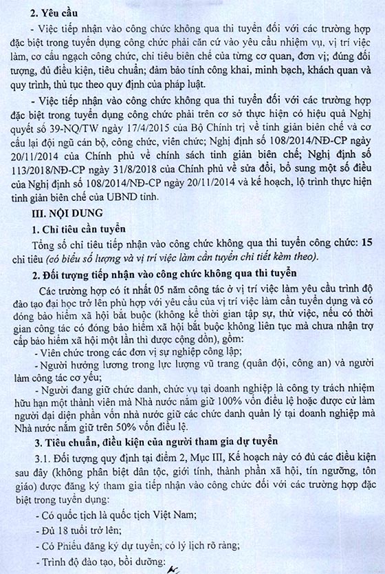 UBND huyện Lệ Thủy, Quảng Bình tuyển dụng công chức không qua thi tuyển năm 2020