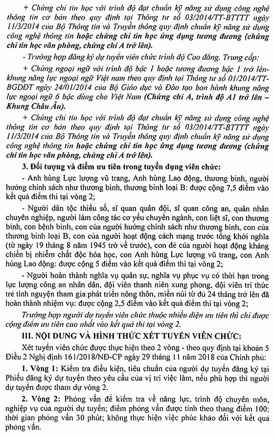 UBND huyện Ninh Sơn, Ninh Thuận tuyển dụng viên chức năm 2020
