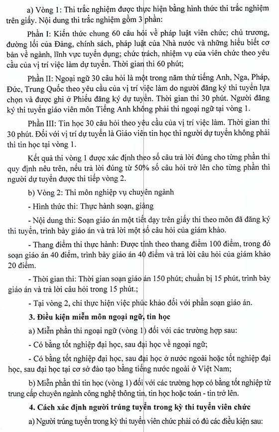 UBND huyện Thanh Khê, TP.Đà Nẵng tuyển dụng giáo viên năm 2020