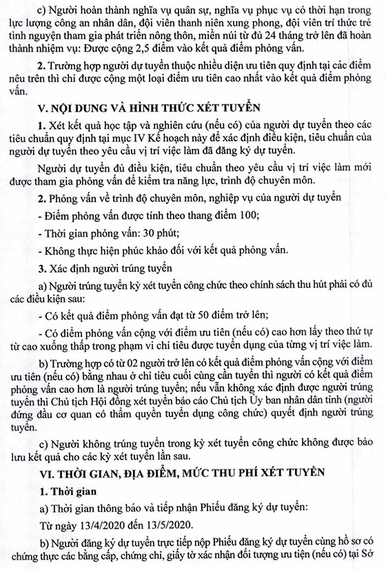 Sở Nội vụ tỉnh Bình Dương xét tuyển công chức năm 2020