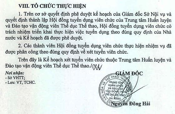 Trung tâm Huấn luyện và Đào tạo Vận động viên Thể dục thể thao TP.Đà Nẵng tuyển dụng viên chức năm 2020