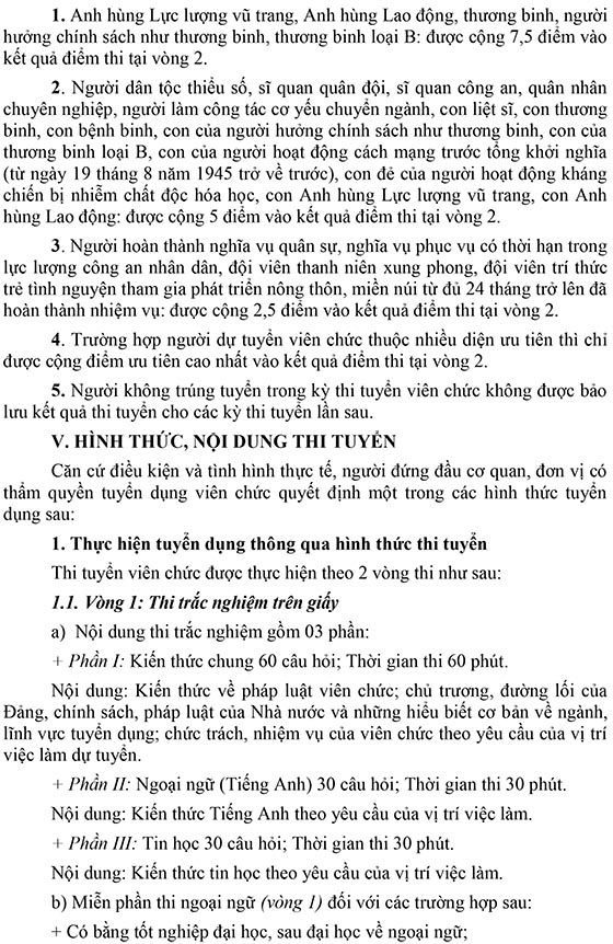 UBND TP.Lạng Sơn tuyển dụng viên chức năm 2020