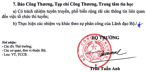 Bộ Công Thương thi tuyển chức danh Viện trưởng Viện Nghiên cứu Da - Giầy năm 2020