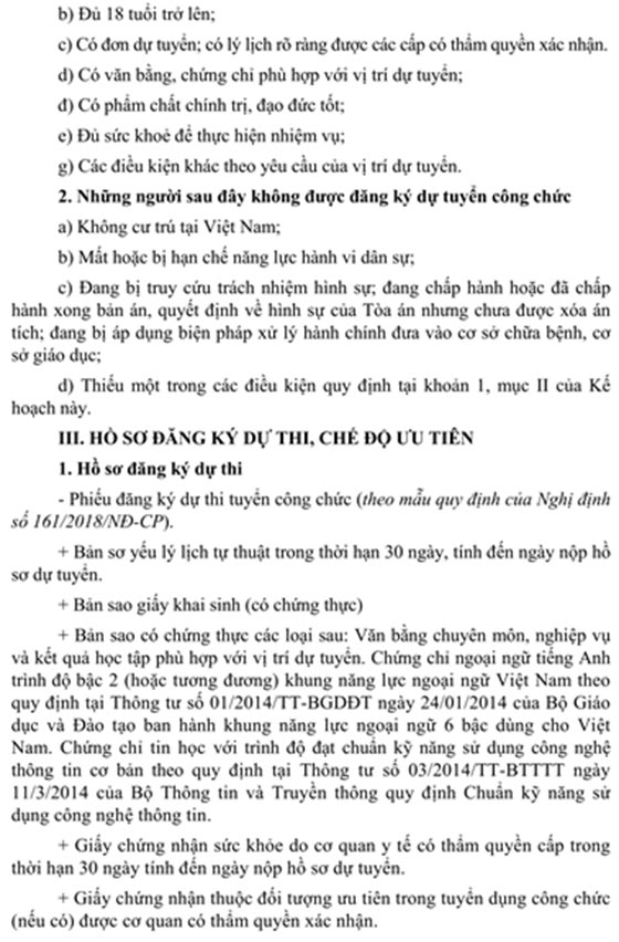 Sở Công Thương tỉnh Thái Nguyên tuyển dụng công chức năm 2020
