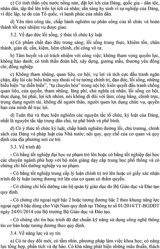 Sở Giáo dục và Đào tạo tỉnh Tuyên Quang thi tuyển chức danh Hiệu trưởng năm 2020