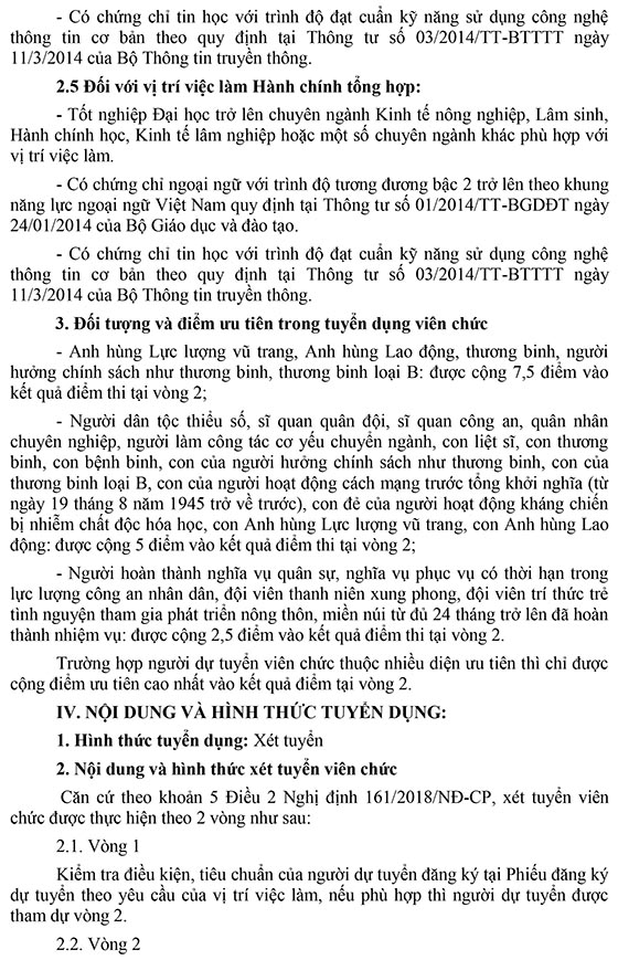 Sở Nông nghiệp và Phát triển nông thôn tỉnh Đắk Lắk tuyển dụng viên chức năm 2020