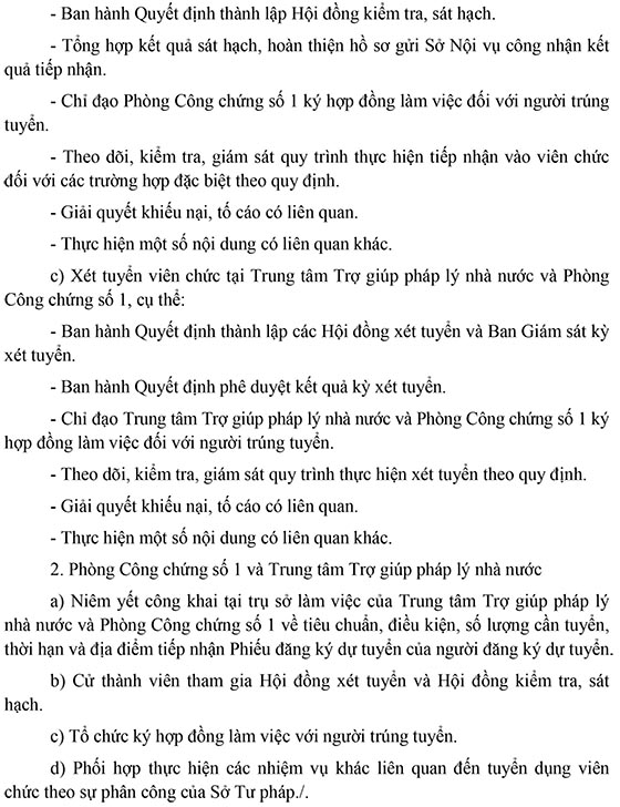 Sở Tư pháp Bình Thuận tuyển dụng viên chức năm 2020