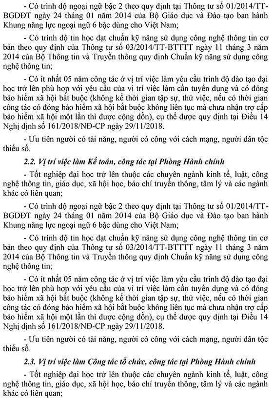 Trung tâm Dịch vụ việc làm TP.Cần Thơ tuyển dụng viên chức năm 2020