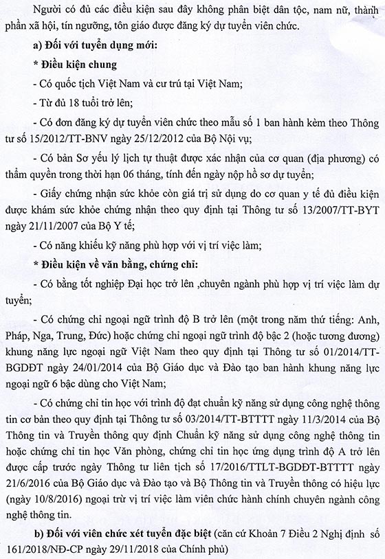 Trung tâm Phát triển quỹ đất huyện Long Thành, Đồng Nai tuyển dụng viên chức đợt 2 năm 2020