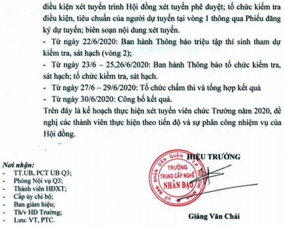 Trường Trung Cấp Nghề Nhân Đạo TP.HCM xét tuyển viên chức năm 2020