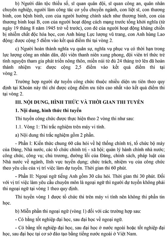 UBND tỉnh Bình Thuận tuyển dụng công chức năm 2020