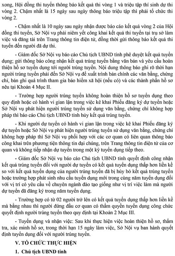 UBND tỉnh Bình Thuận tuyển dụng công chức năm 2020