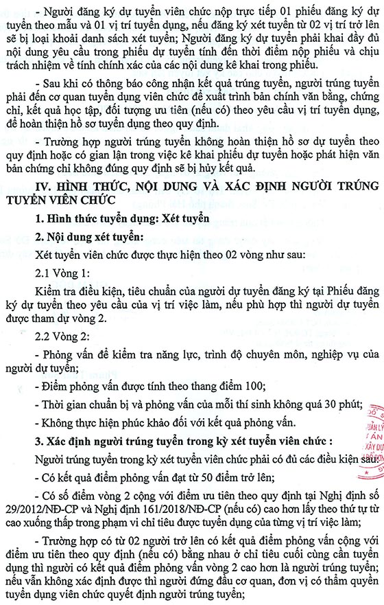 Ban quản lý dự án đầu tư xây dựng quận Đồ Sơn, TP.Hải Phòng tuyển dụng viên chức năm 2020
