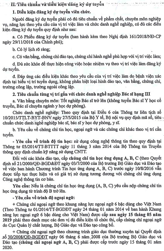 Bệnh viện Nhân Ái tỉnh Bình Phước tuyển dụng viên chức năm 2020
