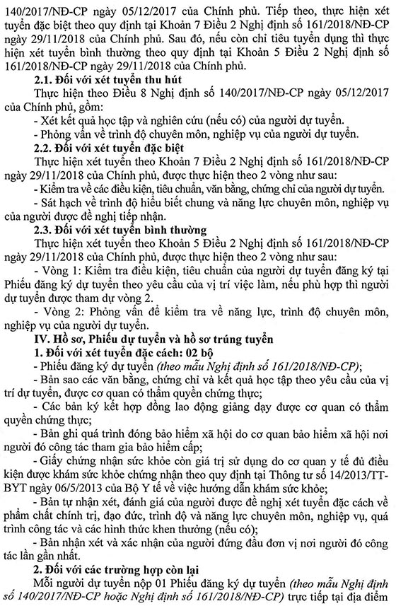 UBND huyện Hải Lăng, Quảng Trị tuyển dụng viên chức năm 2020