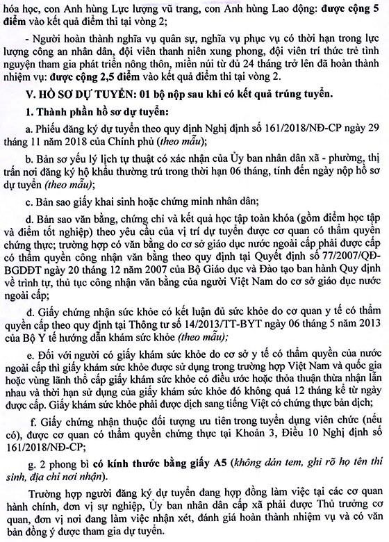 UBND quận 9, TP.HCM tuyển dụng viên chức năm 2020