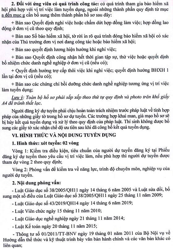 UBND quận 9, TP.HCM tuyển dụng viên chức năm 2020