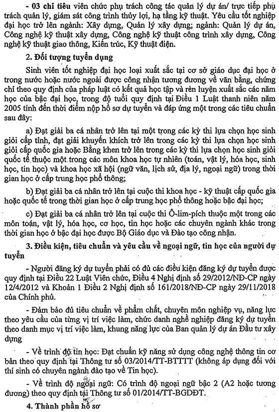 UBND TP.Đông Hà, Quảng Trị xét tuyển viên chức năm 2020