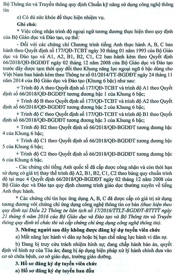 UBND TX.Hồng Ngự, Đồng Tháp tuyển dụng viên chức giáo dục năm 2020