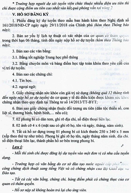 Ban Điều hành Bến xe - tàu Chợ Mới, An Giang tuyển dụng viên chức năm 2020