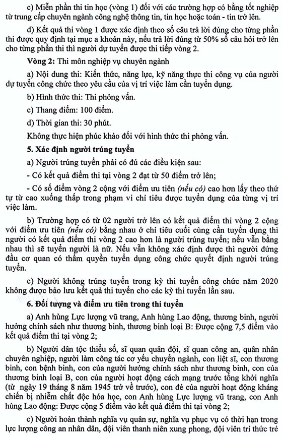 Sở Giáo dục và Đào tạo tỉnh Thái Nguyên thi tuyển công chức năm 2020