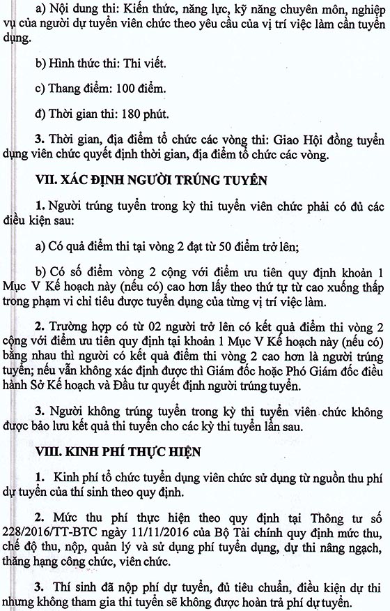 Trung tâm Xúc tiến Đầu tư - Sở Kế hoạch và Đầu tư Bình Định tuyển dụng viên chức năm 2020 