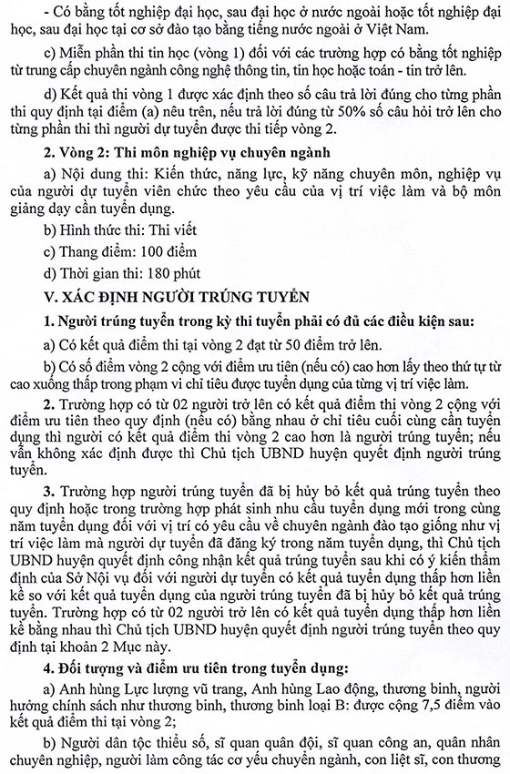 UBND huyện Bình Xuyên, Vĩnh Phúc tuyển dụng giáo viên mầm non năm 2020