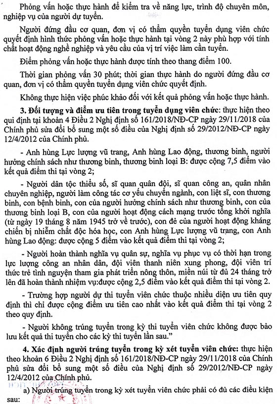 UBND huyện Gò Công Đông, Tiền Giang tuyển dụng viên chức năm 2020