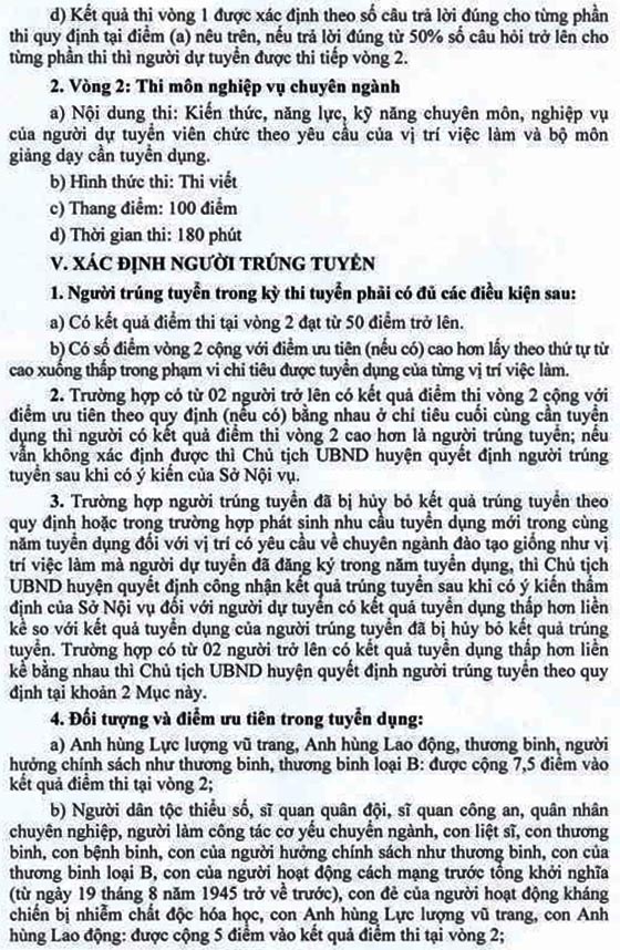 UBND huyện Vĩnh Tường, Vĩnh Phúc tuyển dụng giáo viên mầm non năm 2020
