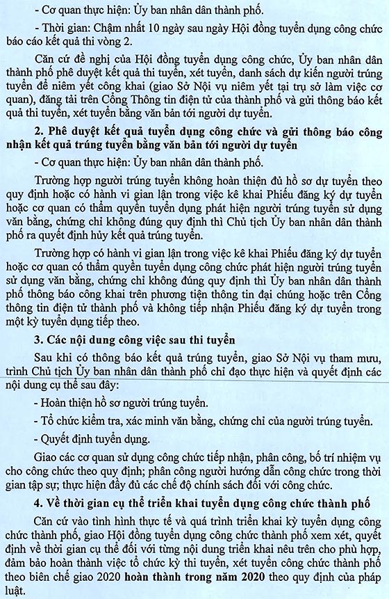 UBND TP.Hải Phòng tuyển dụng công chức năm 2020