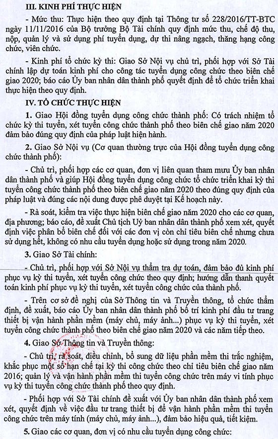 UBND TP.Hải Phòng tuyển dụng công chức năm 2020