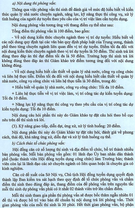 UBND TP.Hải Phòng tuyển dụng công chức năm 2020