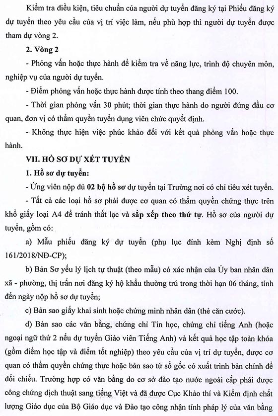 Trường Tiểu học An Phú Tây, Bình Chánh, TP. HCM tuyển dụng viên chức năm học 2020-2021
