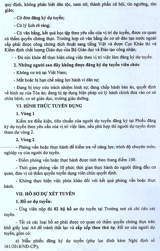 Trường Tiểu học Trần Quốc Toản, Bình Chánh, TP.HCM tuyển viên chức năm học 2020-2021