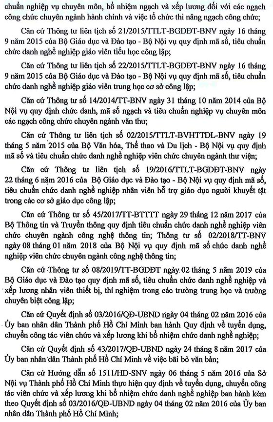 UBND quận Tân Bình, TP.HCM tuyển dụng viên chức giáo dục năm 2020