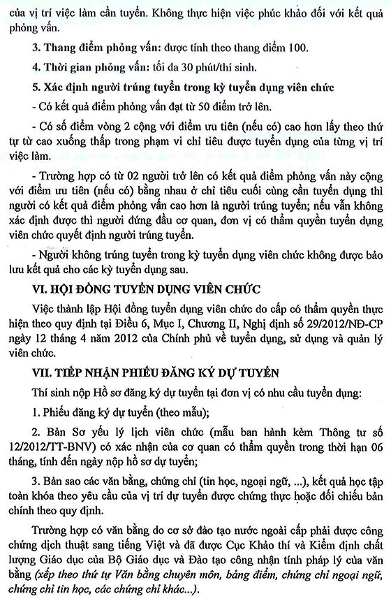 UBND quận Tân Bình, TP.HCM tuyển dụng viên chức giáo dục năm 2020